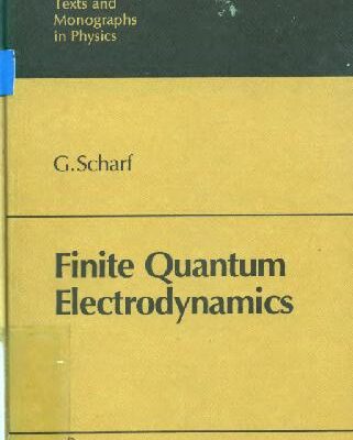 خرید و دانلود نسخه کامل کتاب Finite quantum electrodynamics