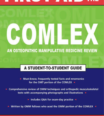 خرید و دانلود نسخه کامل کتاب First Aid for the COMLEX: An Osteopathic Manipulative Medicine Reveiw