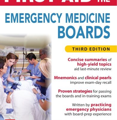خرید و دانلود نسخه کامل کتاب First Aid for the Emergency Medicine Boards, Third Edition