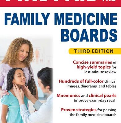 خرید و دانلود نسخه کامل کتاب First Aid For The Family Medicine Boards