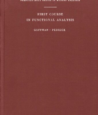 خرید و دانلود نسخه کامل کتاب First course in functional analysis