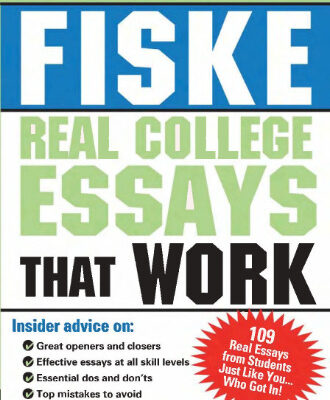 خرید و دانلود نسخه کامل کتاب Fiske Real College Essays That Work