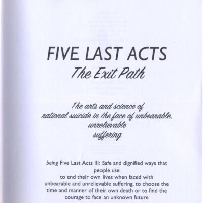 خرید و دانلود نسخه کامل کتاب Five Last Acts – The Exit Path