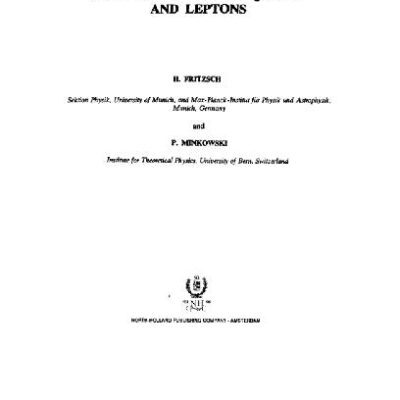 خرید و دانلود نسخه کامل کتاب Flavour dynamics of quarks and leptons