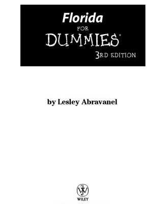 خرید و دانلود نسخه کامل کتاب Florida For Dummies (Dummies Travel)