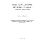 خرید و دانلود نسخه کامل کتاب Fluid Flow at Small Reynolds Number: Numerical Applications