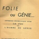خرید و دانلود نسخه کامل کتاب Folie ou Génie – Différence Psychologique Entre le Fou et l’Homme de Génie