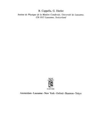 خرید و دانلود نسخه کامل کتاب Force-distance curves by atomic force microscopy