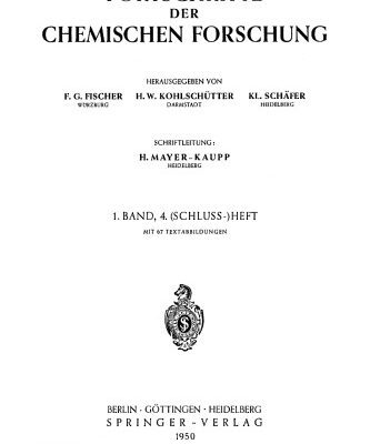 خرید و دانلود نسخه کامل کتاب Fortschritte der Chemischen Forschung
