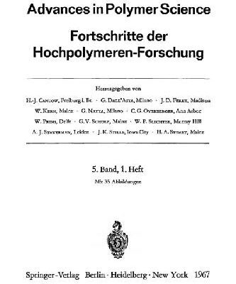 خرید و دانلود نسخه کامل کتاب Fortschritte Der Hochpolymeren-Forschung