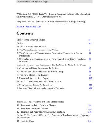 خرید و دانلود نسخه کامل کتاب Forty-Two Lives in Treatment: A Study of Psychoanalysis and Psychotherapy
