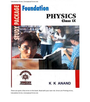 خرید و دانلود نسخه کامل کتاب Foundation Physics for class IX Part 1 for IIT JEE standard 9