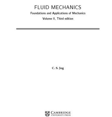 خرید و دانلود نسخه کامل کتاب Foundations and Applications of Mechanics Volume II Fluid Mechanics