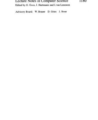 خرید و دانلود نسخه کامل کتاب Foundations of Software Technology and Theoretical Computer Science: 16th Conference Hyderabad, India, December 18–20, 1996 Proceedings