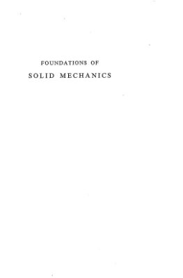 خرید و دانلود نسخه کامل کتاب Foundations of solid mechanics