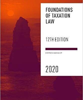 خرید و دانلود نسخه کامل کتاب Foundations of Taxation Law 2020 – Orginal Pdf