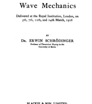 خرید و دانلود نسخه کامل کتاب Four Lectures on Wave Mechanics