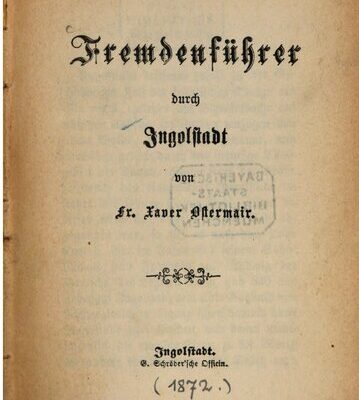 خرید و دانلود نسخه کامل کتاب Fremdenführer durch Ingolstadt