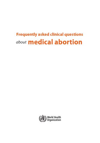 خرید و دانلود نسخه کامل کتاب Frequently asked clinical questions about medical abortion (Nonserial Publication)_68b65144ec1bc.jpeg خرید و دانلود نسخه کامل کتاب Frequently asked clinical questions about medical abortion (Nonserial Publication)