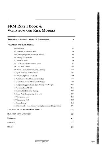 خرید و دانلود نسخه کامل کتاب FRM Part I Book 4: Valuation and risk models (2013 SchweserNotes)_68d81d65dcfd7.jpeg خرید و دانلود نسخه کامل کتاب FRM Part I Book 4: Valuation and risk models (2013 SchweserNotes)