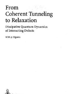 خرید و دانلود نسخه کامل کتاب From coherent tunneling to relaxation