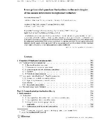 خرید و دانلود نسخه کامل کتاب From Primordial Quantum Fluctuations to the Anisotropies of CMBR