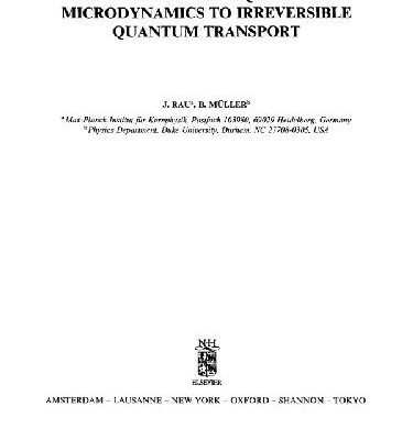 خرید و دانلود نسخه کامل کتاب From reversible quantum microdynamics to irreversible quantum transport