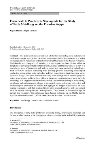 خرید و دانلود نسخه کامل کتاب From Scale to Practice: A New Agenda for the Study of Early Metallurgy on the Eurasian Steppe_68c4fd0559279.jpeg خرید و دانلود نسخه کامل کتاب From Scale to Practice: A New Agenda for the Study of Early Metallurgy on the Eurasian Steppe