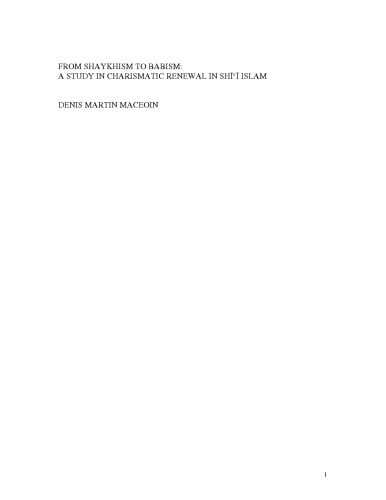خرید و دانلود نسخه کامل کتاب From Shaykhism to Babism: a Study in Charismatic Renewal in Shi’i Islam_68c6e661e4854.jpeg خرید و دانلود نسخه کامل کتاب From Shaykhism to Babism: a Study in Charismatic Renewal in Shi’i Islam