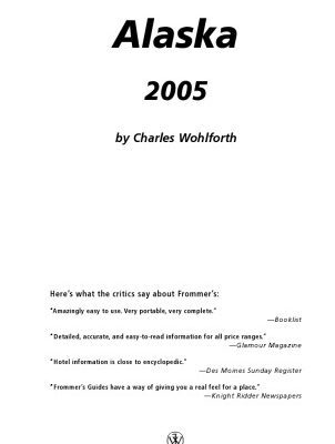 خرید و دانلود نسخه کامل کتاب Frommer’s Alaska 2005 (Frommer’s Complete)