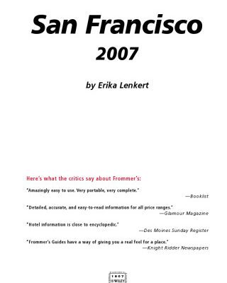 خرید و دانلود نسخه کامل کتاب Frommer’s San Francisco 2007 (Frommer’s Complete)