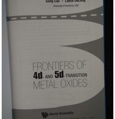خرید و دانلود نسخه کامل کتاب Frontiers of 4d- and 5d-Transition Metal Oxides