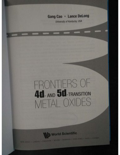 خرید و دانلود نسخه کامل کتاب Frontiers of 4d- and 5d-Transition Metal Oxides_68beccd72717d.jpeg خرید و دانلود نسخه کامل کتاب Frontiers of 4d- and 5d-Transition Metal Oxides