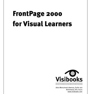 خرید و دانلود نسخه کامل کتاب FrontPage 2000 for Visual Learners