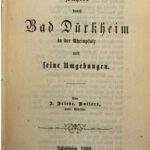 خرید و دانلود نسخه کامل کتاب Führer durch Bad Dürkheim in der Rheinpfalz und seine Umgebungen