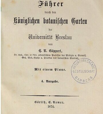 خرید و دانلود نسخه کامل کتاب Führer durch den Königlichen Botanischen Garten der Universität Breslau