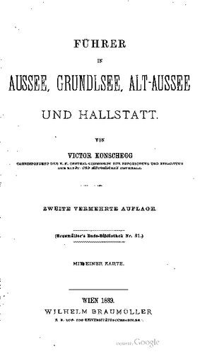 خرید و دانلود نسخه کامل کتاب Führer in Aussee, Grundlsee, Alt-Aussee und Hallstatt_68c10b8d18f33.jpeg خرید و دانلود نسخه کامل کتاب Führer in Aussee, Grundlsee, Alt-Aussee und Hallstatt