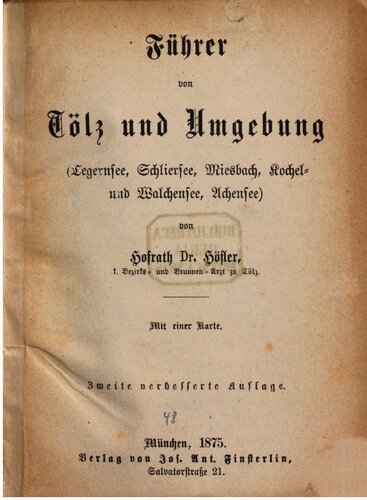 خرید و دانلود نسخه کامل کتاب Führer von Tölz und Umgebung (Tegernsee, Schliersee, Miesbach, Kochel- und Walchensee, Achensee)_68c11edbada32.jpeg خرید و دانلود نسخه کامل کتاب Führer von Tölz und Umgebung (Tegernsee, Schliersee, Miesbach, Kochel- und Walchensee, Achensee)
