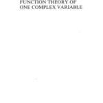 خرید و دانلود نسخه کامل کتاب Function Theory of One Complex Variable