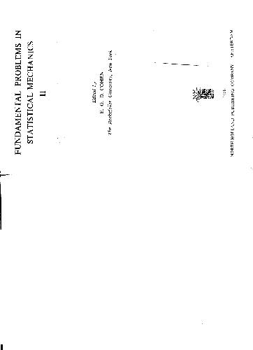خرید و دانلود نسخه کامل کتاب Fundamental problems in statistical mechanics_68bd1a8349f78.jpeg خرید و دانلود نسخه کامل کتاب Fundamental problems in statistical mechanics