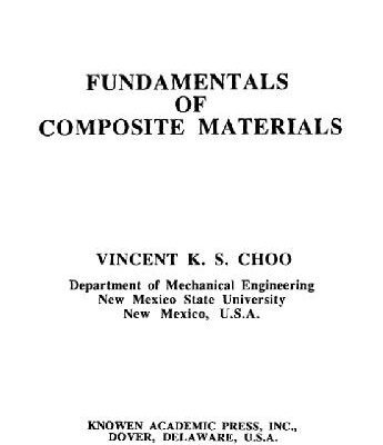 خرید و دانلود نسخه کامل کتاب Fundamentals of composite materials