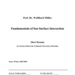 خرید و دانلود نسخه کامل کتاب Fundamentals of Ion-Surface Interaction