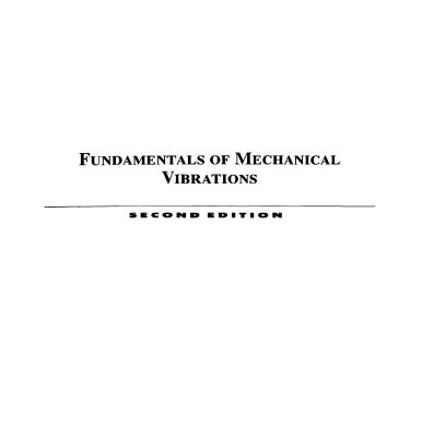 خرید و دانلود نسخه کامل کتاب Fundamentals of Mechanical Vibration