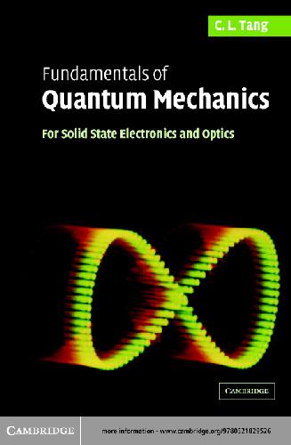 خرید و دانلود نسخه کامل کتاب Fundamentals of Quantum Mechanics for Solid State Electronics, Optics_68be11aebe986.jpeg خرید و دانلود نسخه کامل کتاب Fundamentals of Quantum Mechanics for Solid State Electronics, Optics