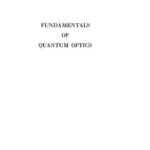 خرید و دانلود نسخه کامل کتاب Fundamentals of Quantum Optics