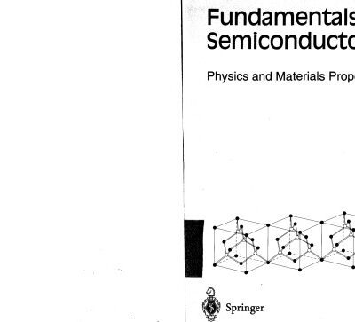 خرید و دانلود نسخه کامل کتاب Fundamentals of Semiconductors Physics and Materials Properties