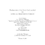 خرید و دانلود نسخه کامل کتاب Fundamentals of the Monte Carlo method for neutral and charged particle transport