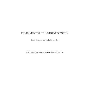 خرید و دانلود نسخه کامل کتاب FUNDAMENTOS DE INSTRUMENTACIÓN