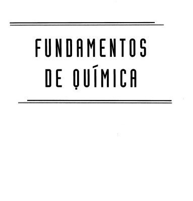 خرید و دانلود نسخه کامل کتاب Fundamentos de Química