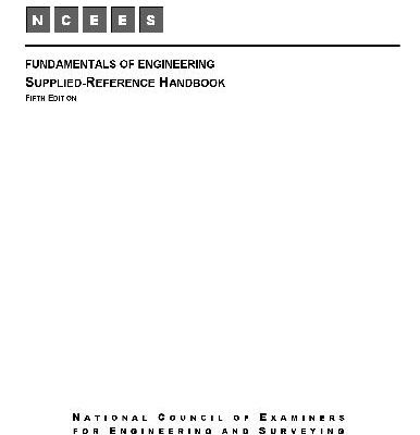 خرید و دانلود نسخه کامل کتاب Fundametals of Engineering Supplied Reference Handbook